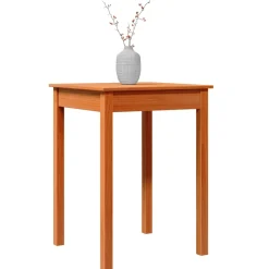 Mesa de comedor Sakura madera de pino marrón 75x55x55 cm