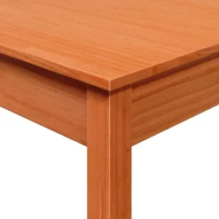 Mesa de comedor Sakura madera de pino marrón 75x55x55 cm