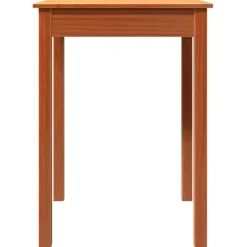 Mesa de comedor Sakura madera de pino marrón 75x55x55 cm