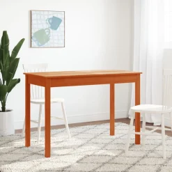 Mesa de comedor Sakura madera de pino marrón 75x110x55 cm