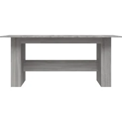 Mesa de comedor Seña rectangular gris 76x180x90 cm