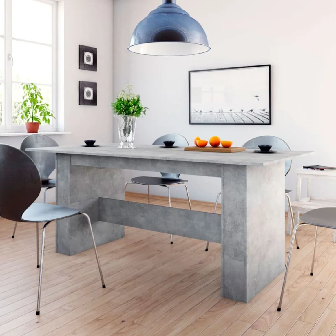 Mesa de comedor Selva forma rectangular 76x180x90 cm