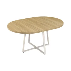Mesa de comedor Sofia redonda extensible Ø110x76 cm