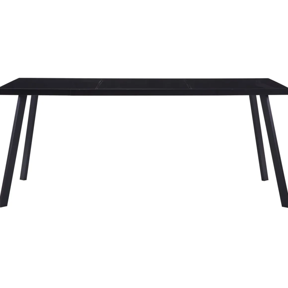 Mesa de comedor Tico vidrio templado negro