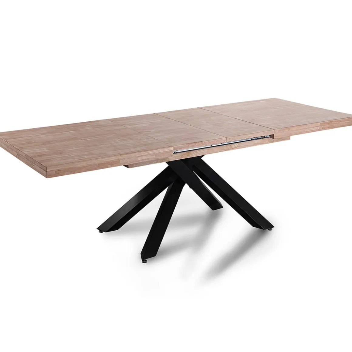 Mesa de comedor Xena extensible forma rectangular 76x160-200-240x90 cm