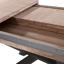Mesa de comedor Xena extensible forma rectangular 76x160-200-240x90 cm