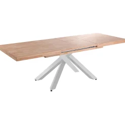 Mesa de comedor Xena extensible forma rectangular 76x160-200-240x90 cm