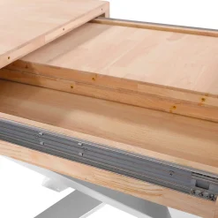 Mesa de comedor Xena extensible forma rectangular 76x160-200-240x90 cm