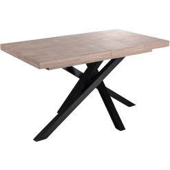 Mesa de comedor Xena extensible forma rectangular 76x140-180-220x90 cm