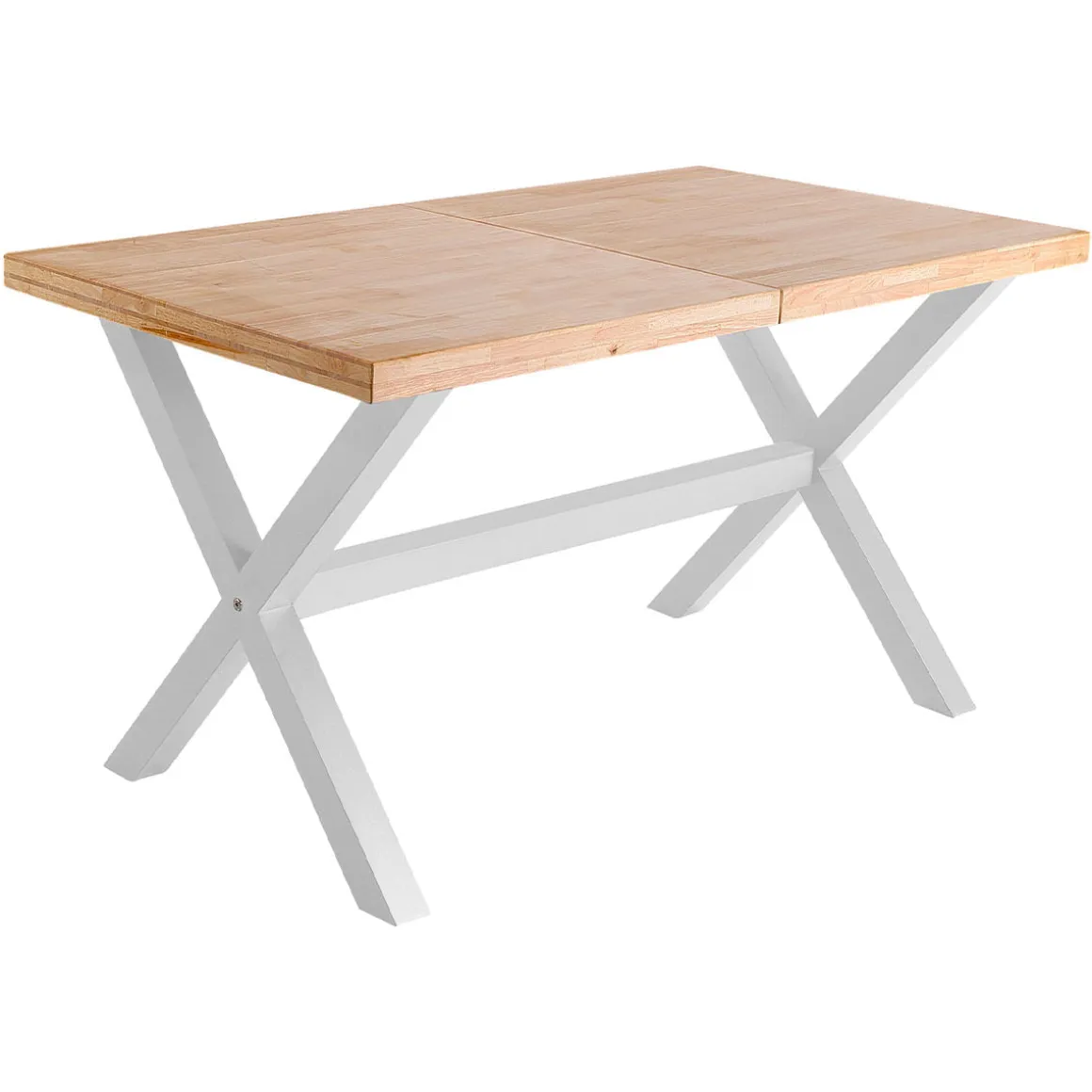 Mesa de comedor X-Loft extensible forma rectangular 76x140-180-220x90 cm
