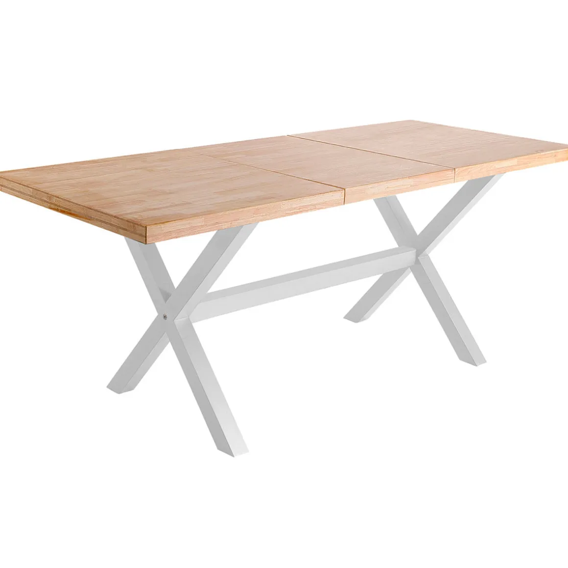 Mesa de comedor X-Loft extensible forma rectangular 76x140-180-220x90 cm