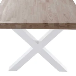 Mesa de comedor X-Loft rectangular diseño nórdico 76x160x90 cm