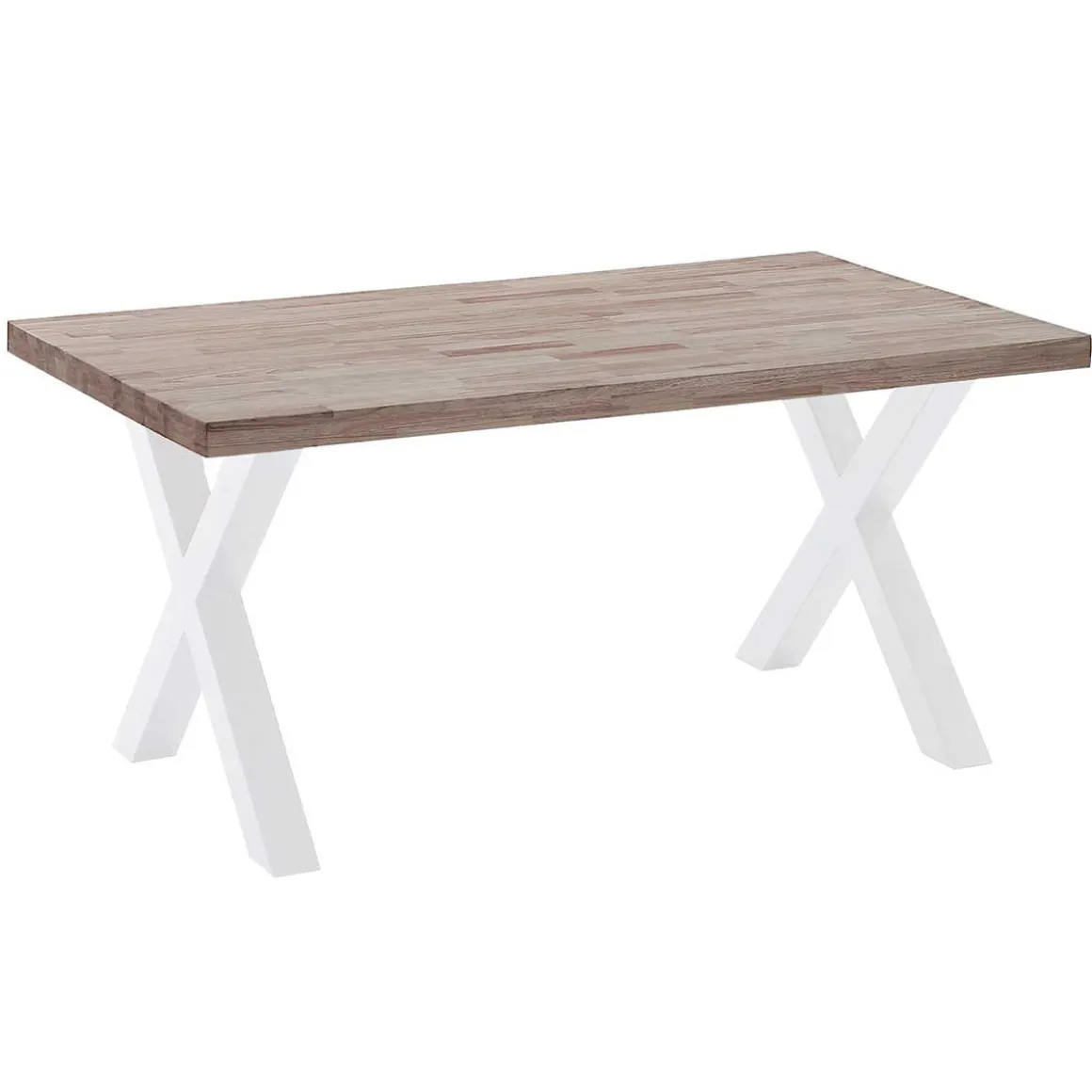 Mesa de comedor X-Loft rectangular diseño nórdico 76x160x90 cm
