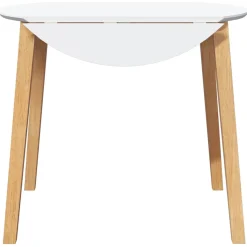 Mesa de comedor Zedro abatible 74x90x90-55 cm