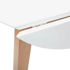 Mesa de comedor Zedro abatible 74x90x90-55 cm