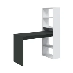 Mesa de escritorio + estantería Duplo/Gio Plus 144x120x50 cm