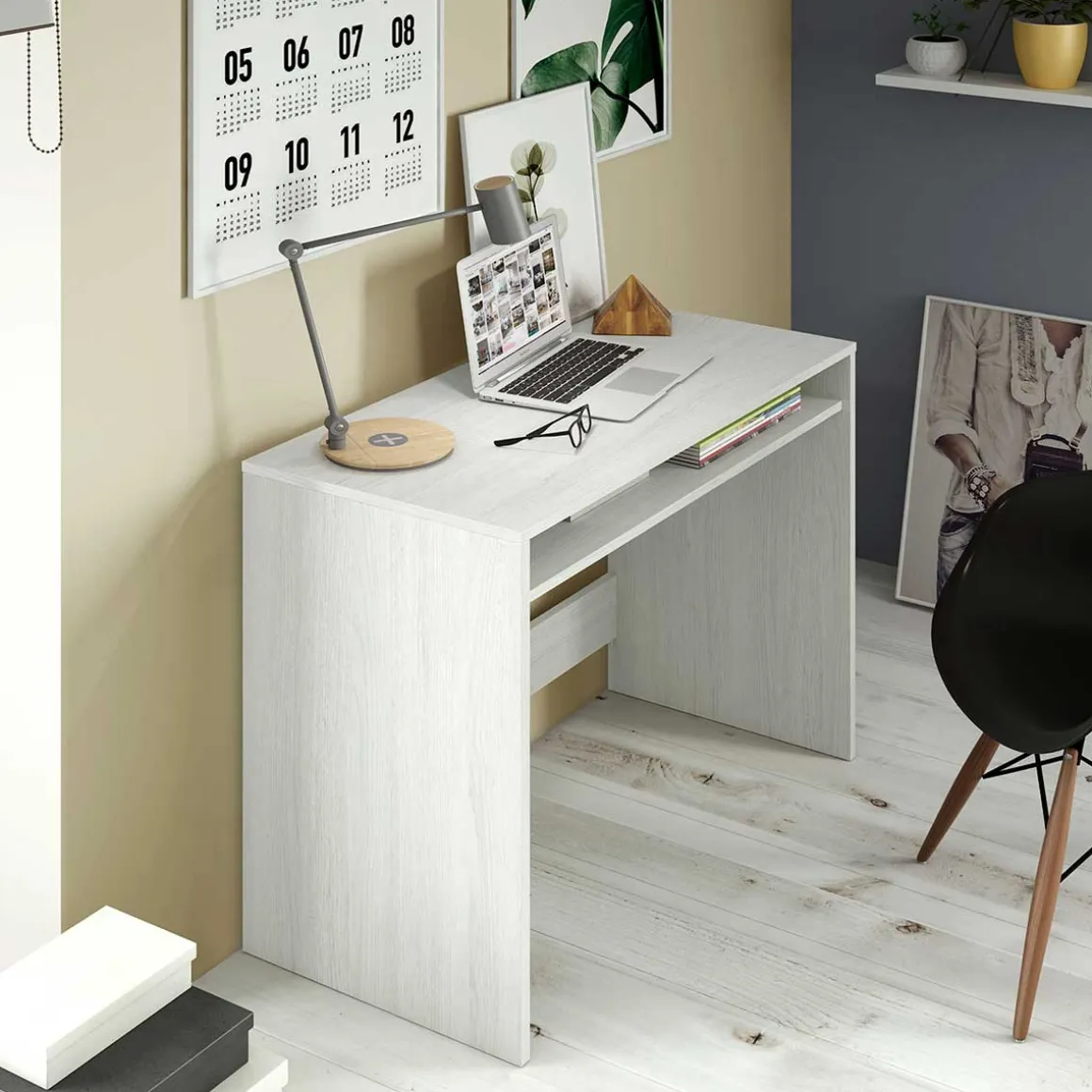 Mesa de escritorio Desk blanco 78x79x43 cm