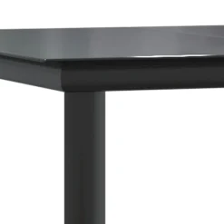 Mesa de exterior Carlo vidrio negro 74x160x80 cm