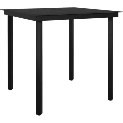 Mesa de exterior Cielo negro 74x80x80 cm