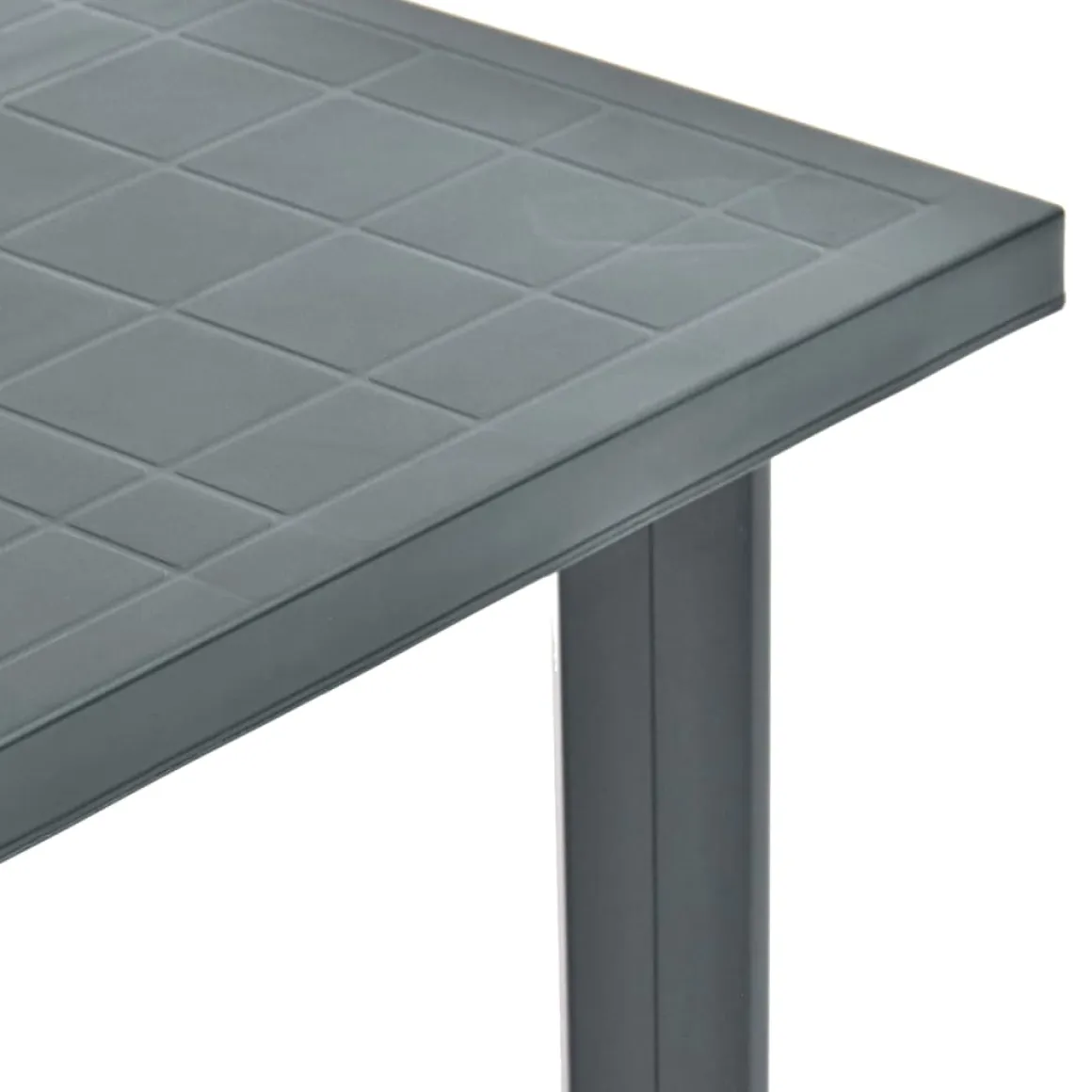 Mesa de exterior con orificio para sombrilla 72x80x75 cm