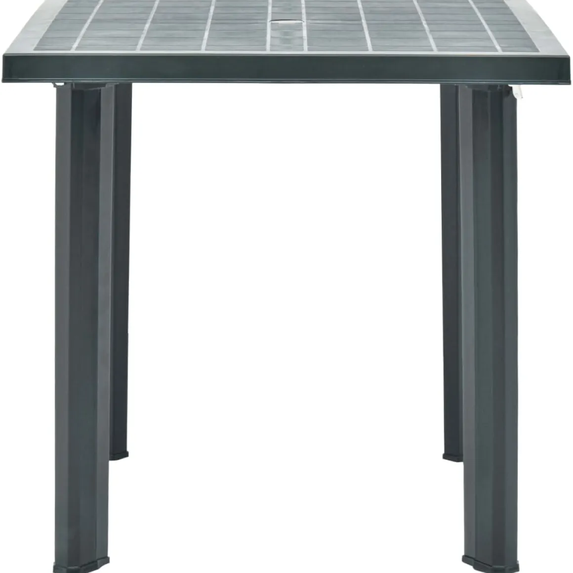 Mesa de exterior con orificio para sombrilla 72x80x75 cm