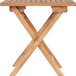 Mesa de exterior Gravina diseño plegable natural 45x45x45 cm