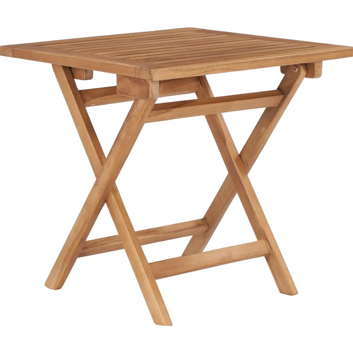 Mesa de exterior Gravina diseño plegable natural 45x45x45 cm
