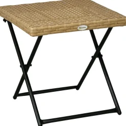 Mesa de exterior Like Outsunny plegable 40x40 cm