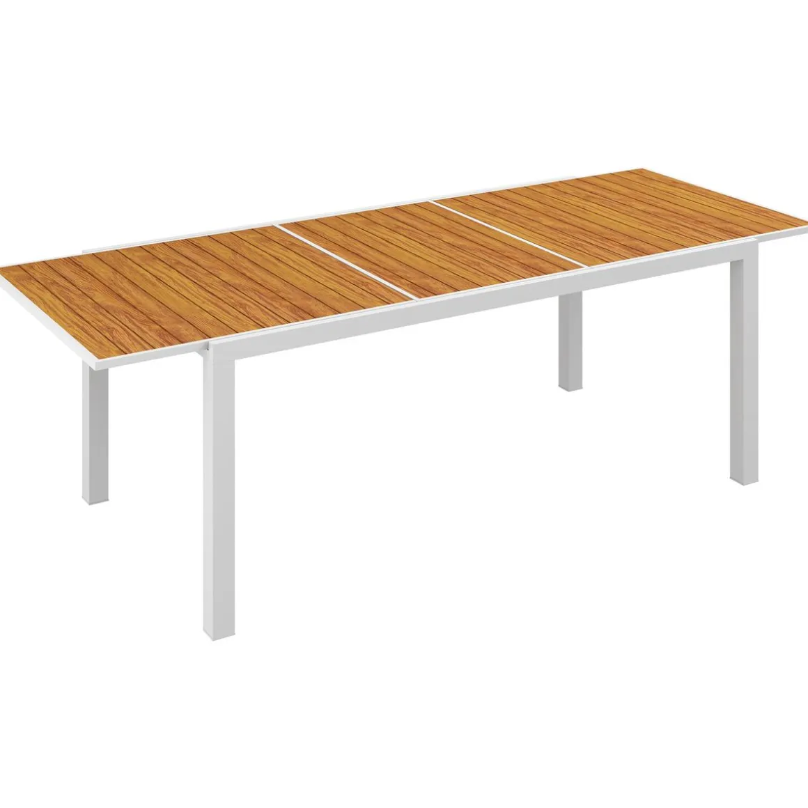 Mesa de exterior Outsunny extensible 73x180-240x94 cm