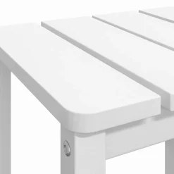 Mesa de jardín Adirondack auxiliar 46x38x38 cm