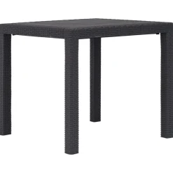 Mesa de jardín Avenzza 4 personas marrón 72x79x79 cm