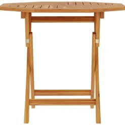 Mesa de jardín Bali plegable natural 76x85x85 cm