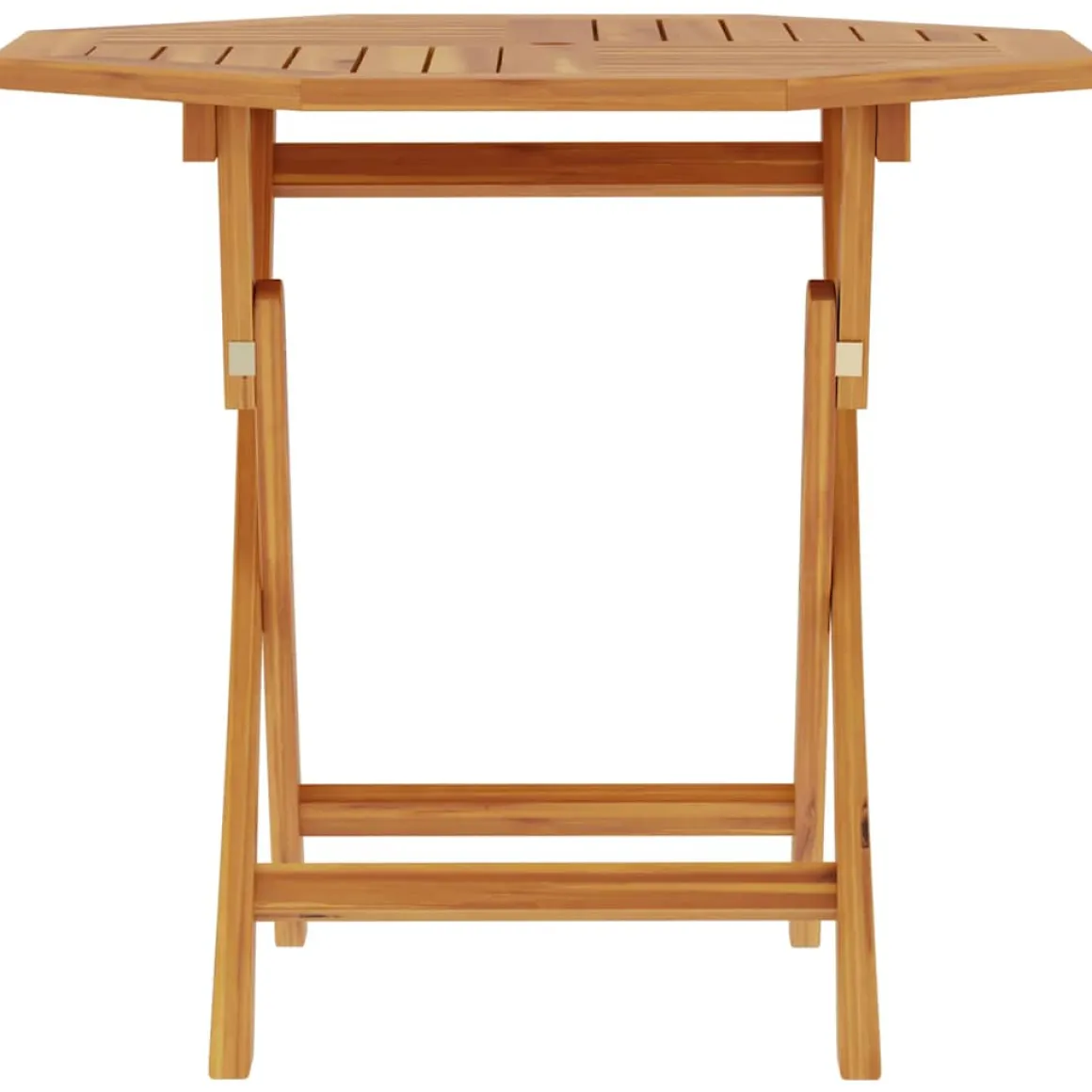 Mesa de jardín Bali plegable natural 76x85x85 cm