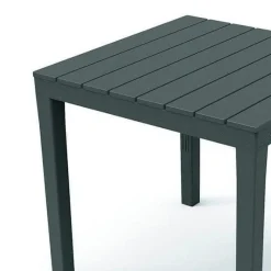 Mesa de jardín Bali resina cuadrada
