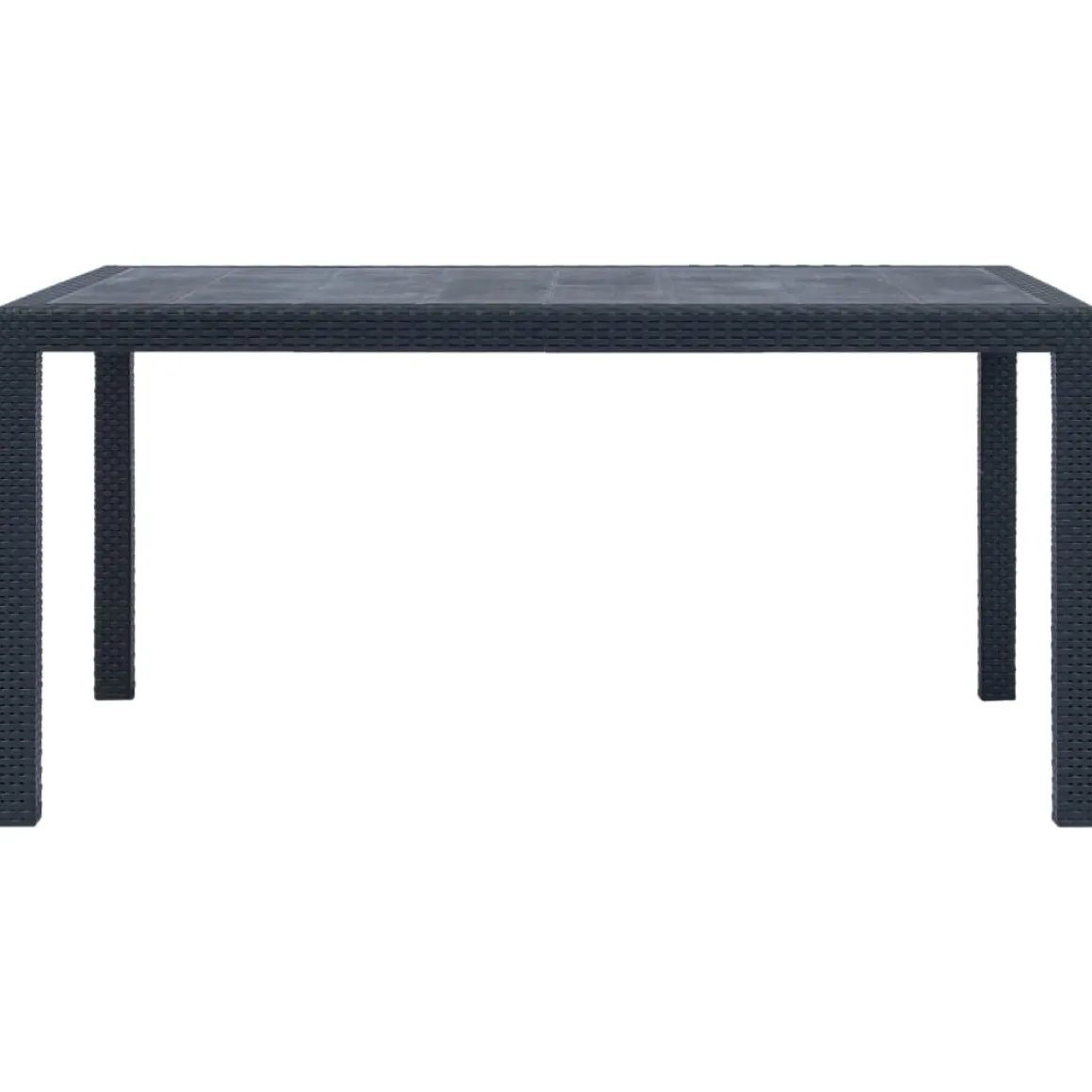 Mesa de jardín Clavel antracita 72x150x90 cm