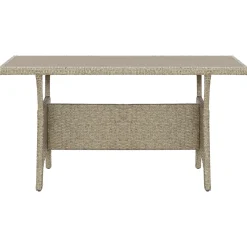 Mesa de jardín Faro gris 66x120x70 cm