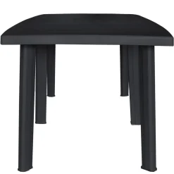 Mesa de jardín Florencia 6 personas antracita 72x216x90 cm