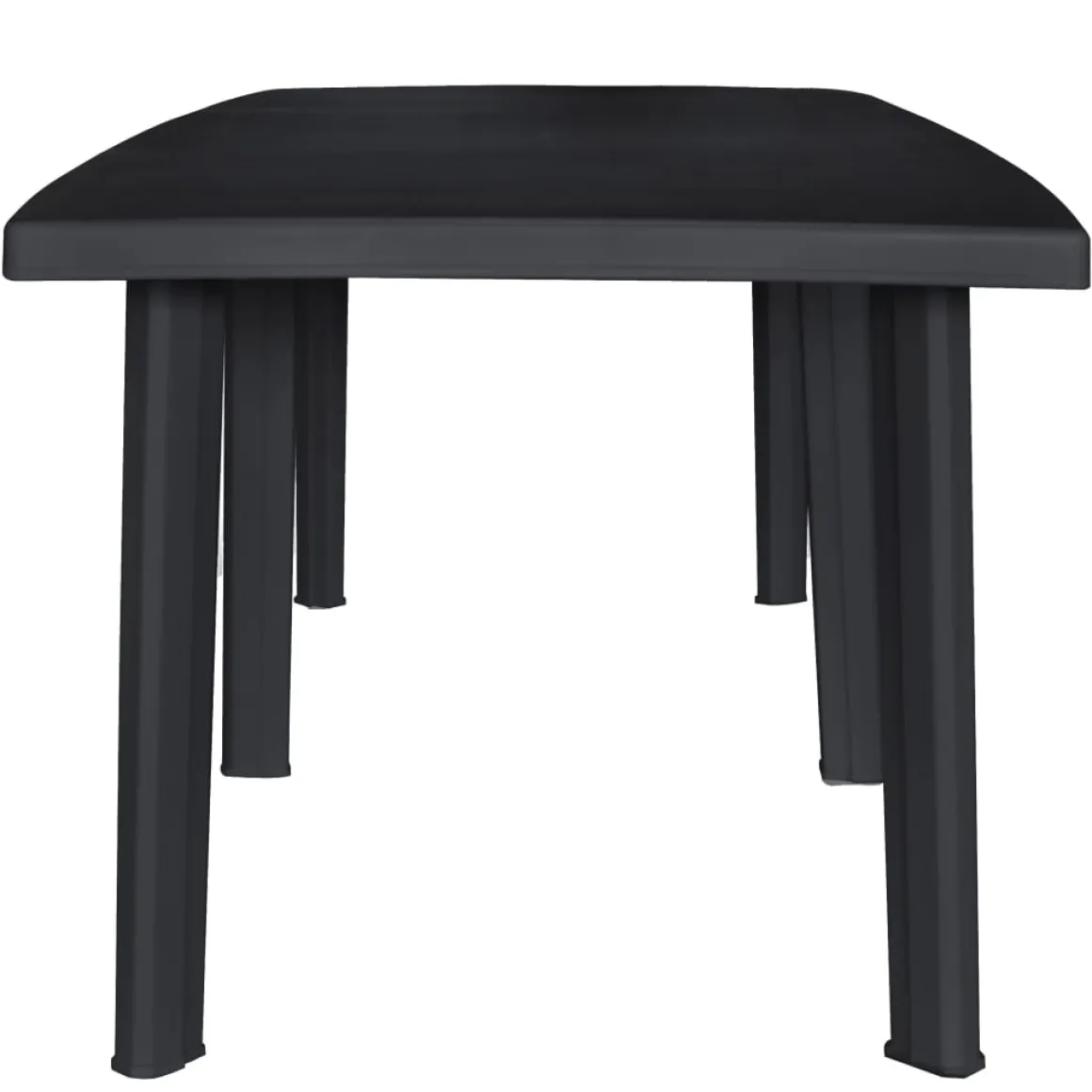 Mesa de jardín Florencia 6 personas antracita 72x216x90 cm
