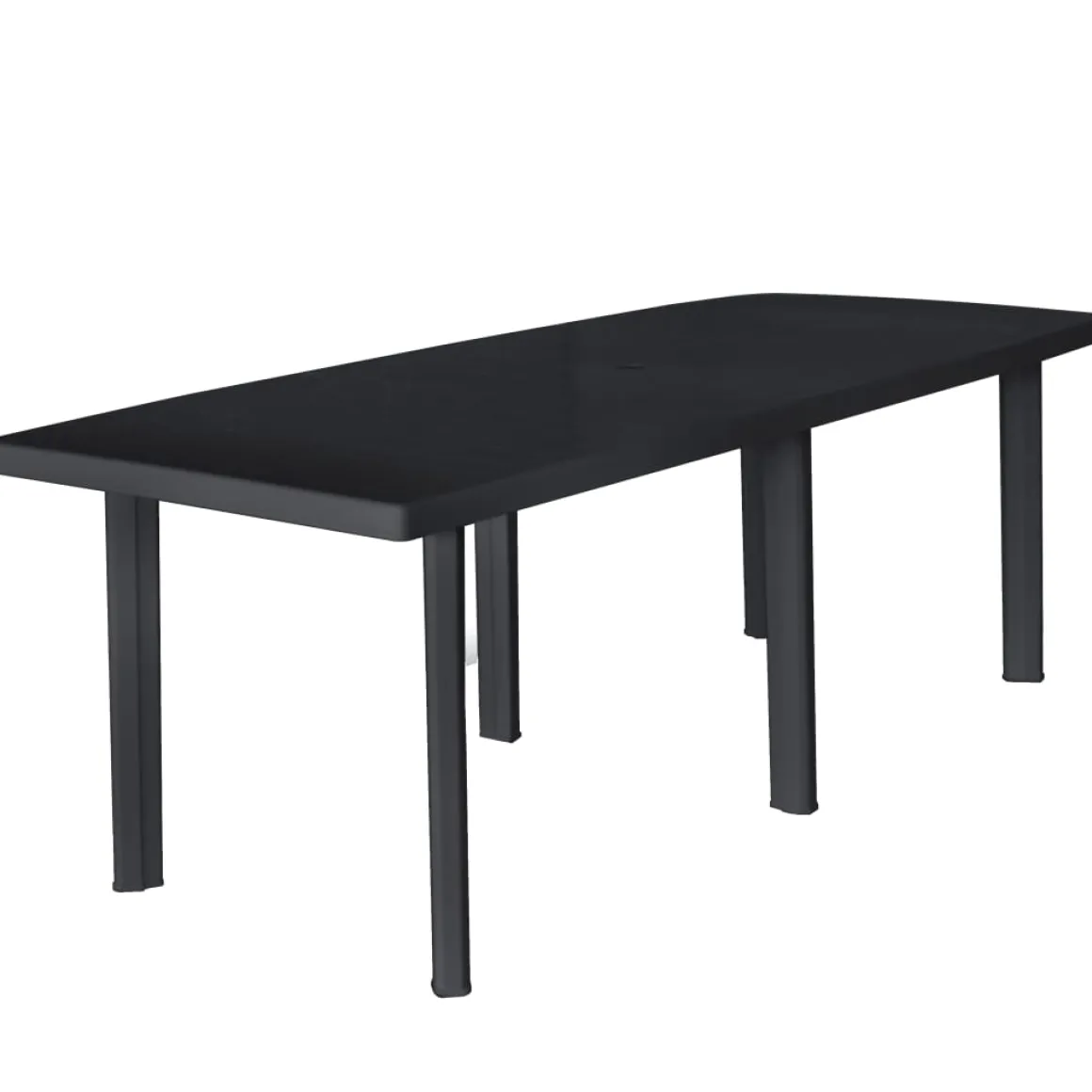 Mesa de jardín Florencia 6 personas antracita 72x216x90 cm