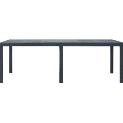 Mesa de jardín Gardenia antracita 72x220x90 cm