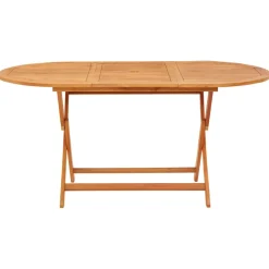 Mesa de jardín Mountain plegable madera de eucalipto 75x160x85 cm