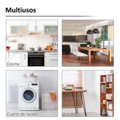Mesa de pared Homcom plegable 20x60x40 cm