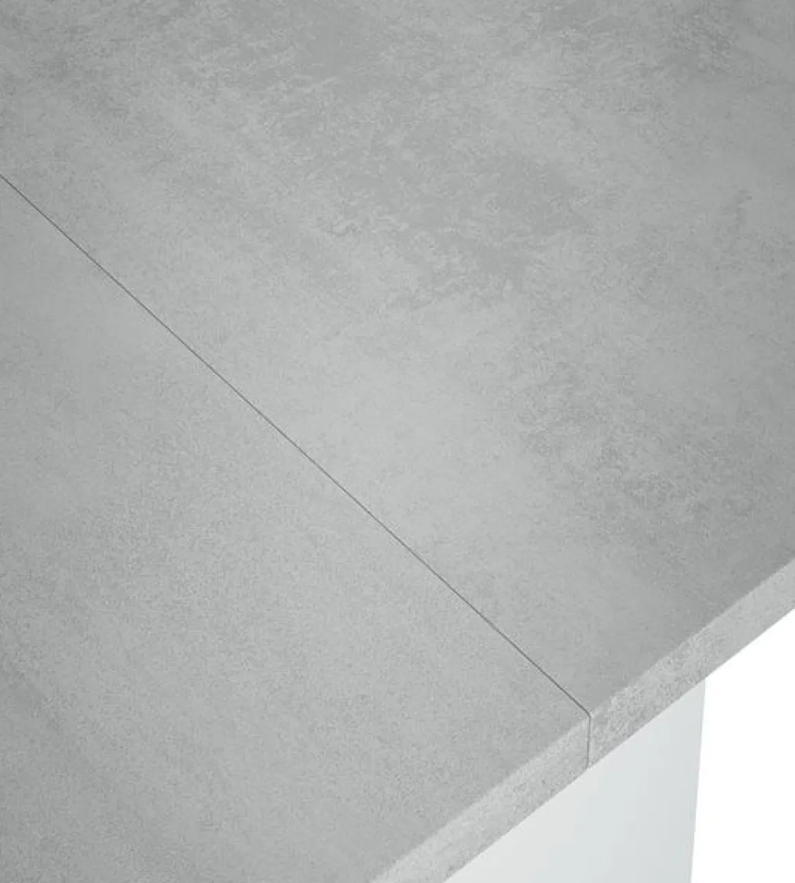 Mesa desplegable Tavolo blanco artik/cemento