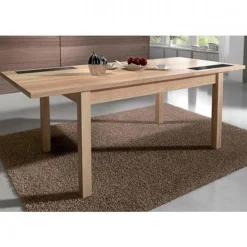 Mesa extensible Lara 75x140-180x90 cm