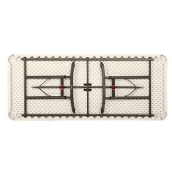 Mesa plegable Lifetime 3 alturas blanco 61-74-91x183x76 cm