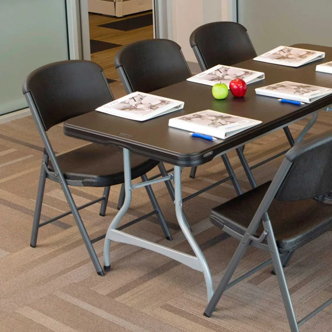 Mesa plegable Lifetime 8 personas forma rectangular 73,5x182x76 cm