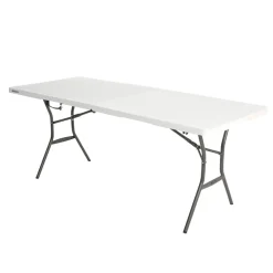 Mesa plegable Lifetime 6 personas forma rectangular 74x185x76 cm