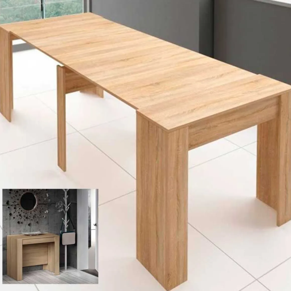 Mesa salón/taquillón Fuelle 51x77x90 cm