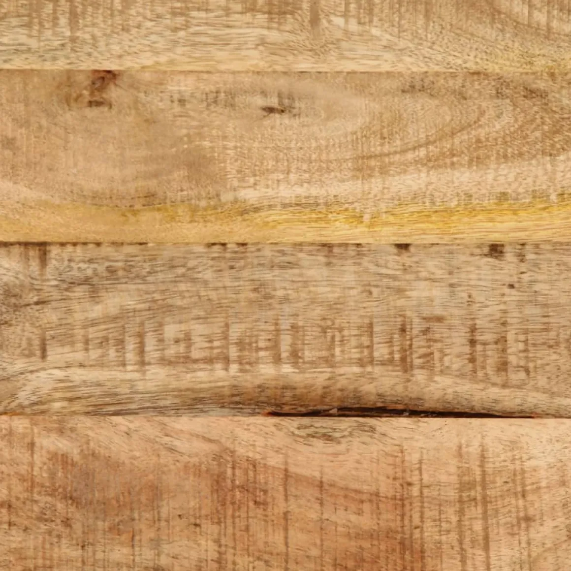 Mesita de noche Areca armario con pomo madera de mango natural 52,5x40x30 cm