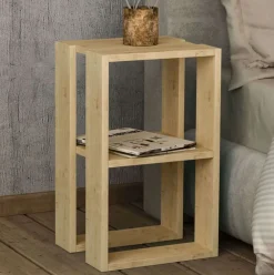 Mesita de noche Bonete 1 estante 55x34x30 cm